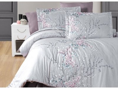 Постельное белье First Choice - Wisteria Lilac (Turkey), евро комплект